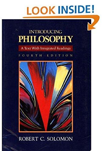 Book Introducing philosophy: A text with integrated readings free