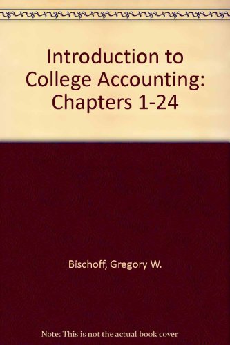 Book Introduction To College Accounting (chapters 1-24) free