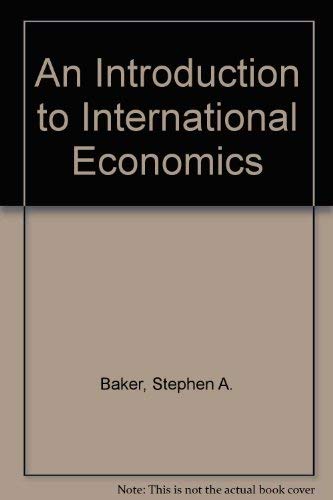 Book An Introduction To International Economics free