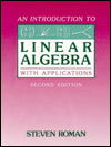 Book Introduction To Linear Algebra With Applications free