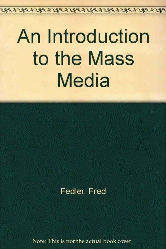 Book An introduction to the mass media free