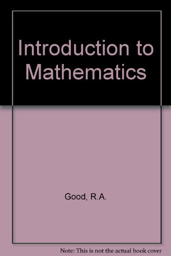 Book Introduction To Mathematics free
