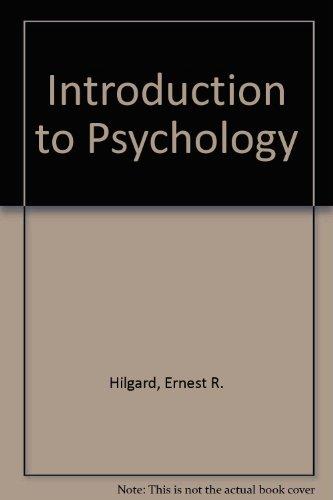 Book Introduction to Psychology free