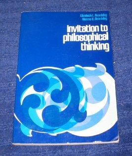 Book Invitation to philosophical thinking free