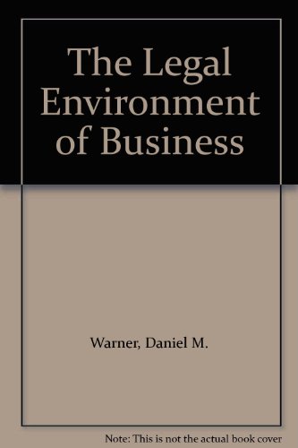 Book The Legal Environment of Business free