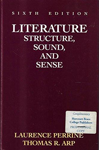 Book Literature: Structure, Sound, and Sense free