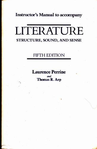 Book Literature: Structure, Sound and Sense /Instructors Manual free