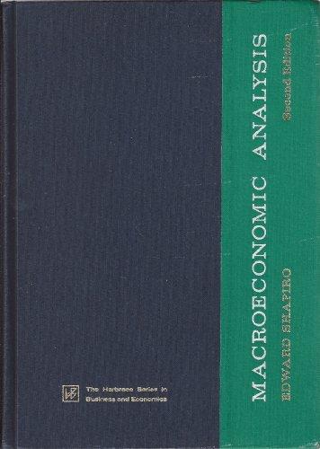 Book Macroeconomic Analysis free