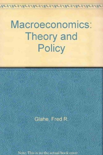 Book Macroeconomics: Theory and policy free