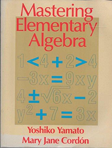 Book Mastering Elementary Algebra free