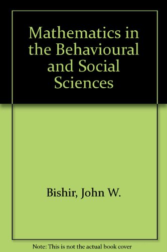 Book Mathematics in the behavioral and social sciences free