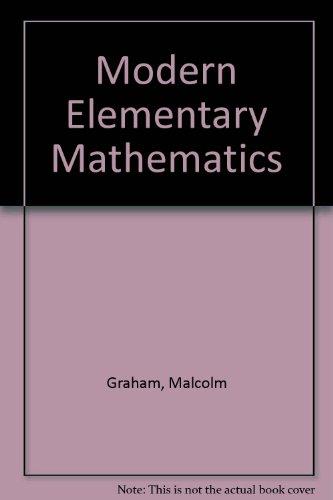 Book Modern Elementary Mathematics free
