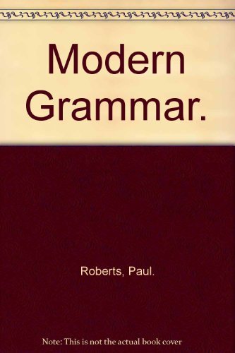 Book Modern Grammar. free Book Modern Grammar. free