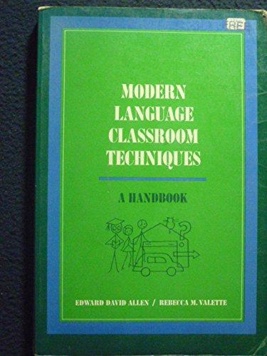 Book Modern language classroom techniques;: A handbook free