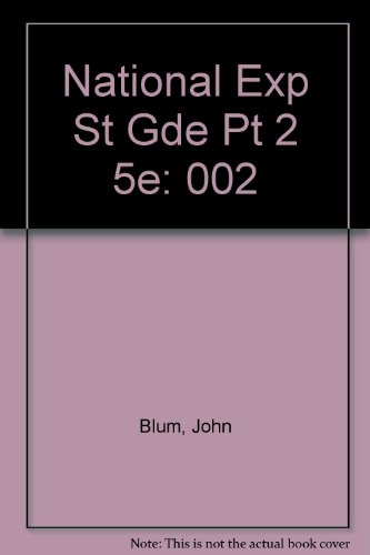 Book The National Experience: A History Of The United States (study Guide, Pt. 2) free