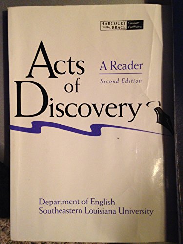 Book Acts Of Discovery ; A Reader free