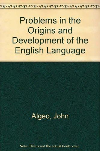Book Problems in the Origins and Development of the English Language free