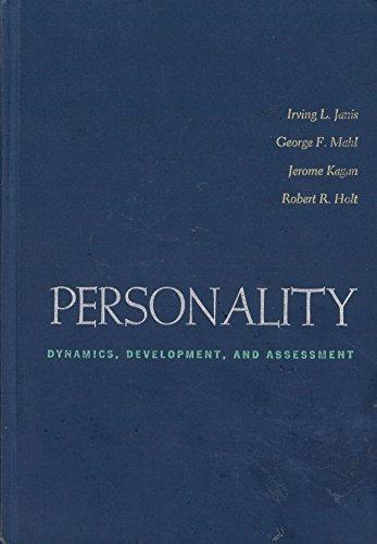 Book Personality: Dynamics, Development, and Assessment. free