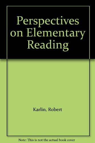 Book Perspectives on Elementary Reading free