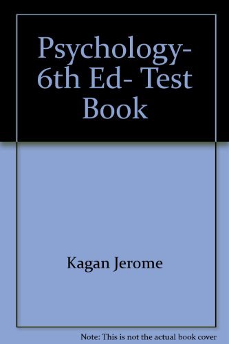 Book Psychology, 6th Ed, Test Book free