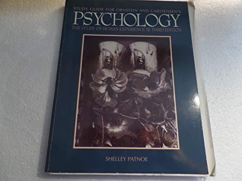 Book Study Guide for Ornstein and Carstensen's Psychology: The Study of Human Experience free