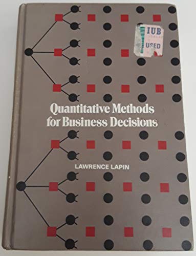 Book Quantitative methods for business decisions free