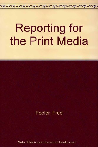 Book Reporting For The Print Media free