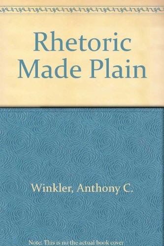 Book Rhetoric made plain free