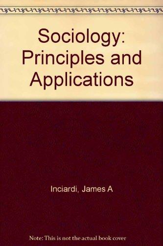 Book Sociology: Principles and Applications free