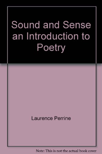 Book Sound and Sense an Introduction to Poetry free