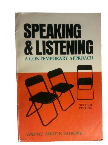 Book Speaking And Listening: A Contemporary Approach free