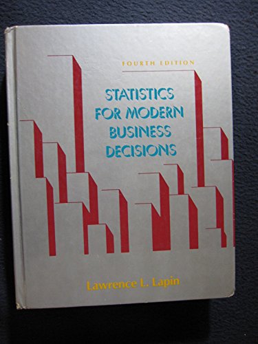 Book Statistics For Modern Business Decisions free