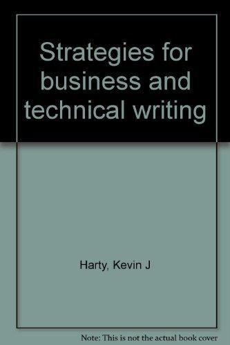 Book Strategies for business and technical writing free