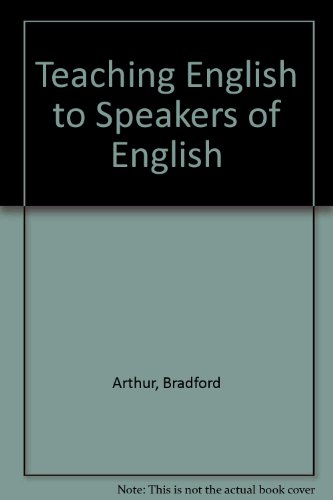 Book Teaching English to speakers of English free