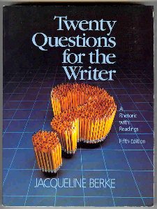 Book Twenty Questions for the Writer free