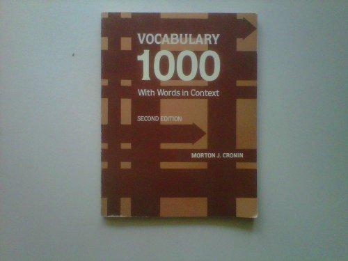 Book Vocabulary 1000: With Words in Context free
