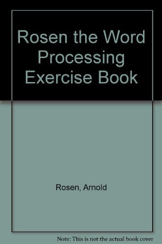 Book The Word Processing Exercise Book free