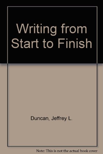 Book Writing from Start to Finish: A Rhetoric With Readings free
