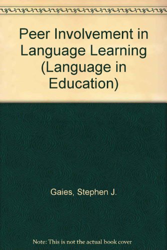 Book Peer Involvement in Language Learning free