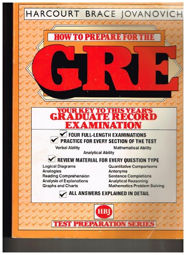 Book How to Prepare for the Graduate Record Examination free Book How to Prepare for the Graduate Record Examination free
