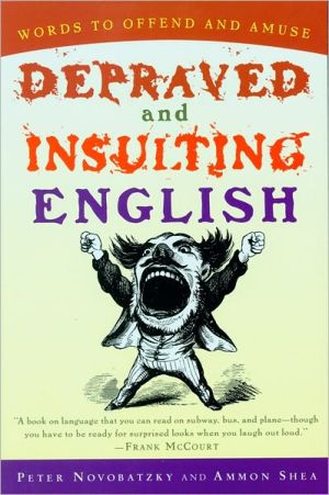 Book Depraved and Insulting English free