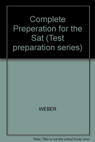 Book Complete Preparation For The Sat (test Preparation Series) free