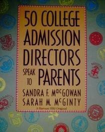 Book 50 College Admission Directors Speak to Parents (A Harvest/Hbj Book) free