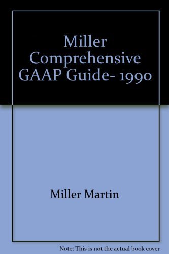 Book Miller Comprehensive Gaap Guide, 1990 free