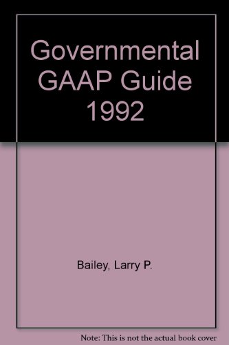 Book Miller Comprehensive Governmental Gaap Guide, 1992 free