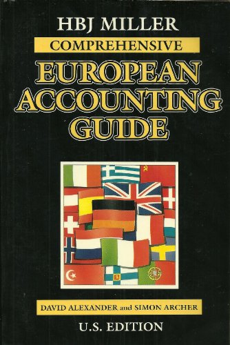 Book Hbj Miller Comprehensive European Accounting Guide: U.s. Edition (miller European Accounting Guide) free