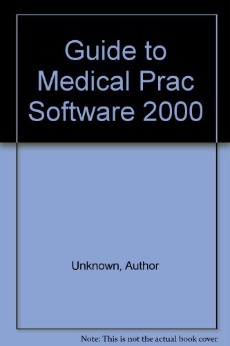 Book Guide to Medical Prac Software 2000 free