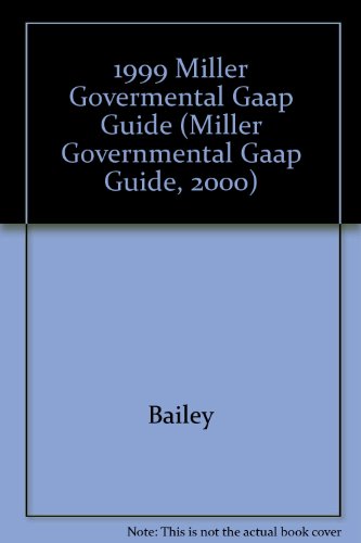 Book Miller Governmental Gaap Guide 2000: For State and Local Governments free