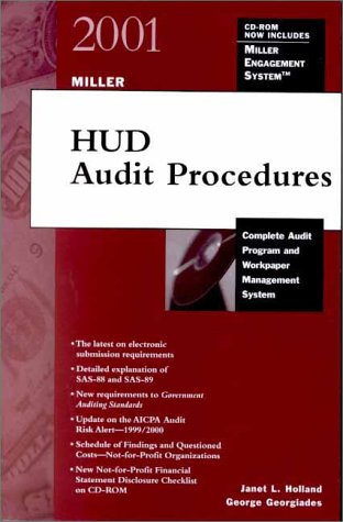 Book 2001 Miller Hud Audit Procedures (with Cd-rom) free