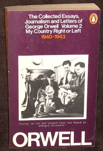 Book Collected Essays, Journalism and Letters of George Orwell free